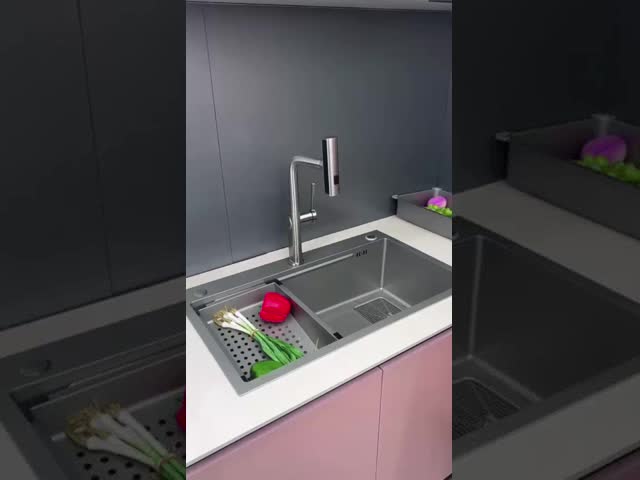アンチロックブレーキ装置 ホット&コールド デジタルディスプレイ キッチン 洗面台 蛇口 3 Way 蛇口