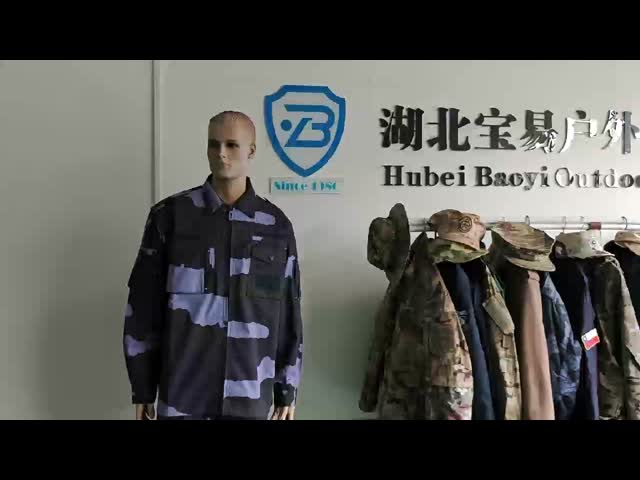 ネイビー/ブラック デジタル迷彩戦闘服セット
