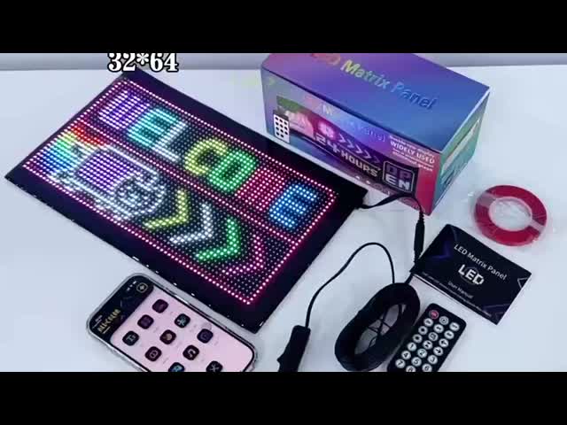 IP65 16*144 ピクセルサイズ 屋内固定LEDスクリーン 屋内用途向けフレキシブルディスプレイ Bluetooth制御