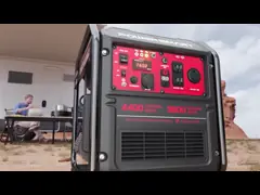 홈 인버터B 휴대용 미국 주식 파워스마트 4400W 야외 이동 전력 캠핑 홈 인버터B 휴대용을위한 오픈 프레임 가스 발전기