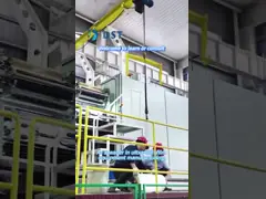 Capacitor Vacuum Metallizer for Plastic Films with Staggered Ceramic Boat Design