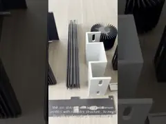 6063 - A extrusão de alumínio do dissipador de calor T5 perfila o radiador de alumínio da extrusão