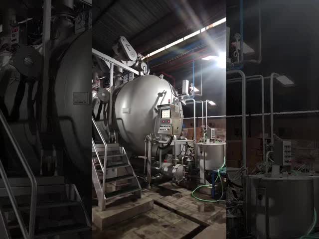 Full Automatic Airflow Dyeing Machine Energy Saving Multi Flow