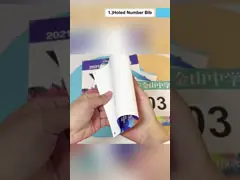Personalisierte Marathon Running Digital Bib Nummer Bildschirmdruckmethode aus Tyvek Material