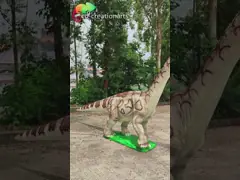 Waterproof Life Size Animatronic Dinosaur Jurassic Brachiosaurus For Amusement Park