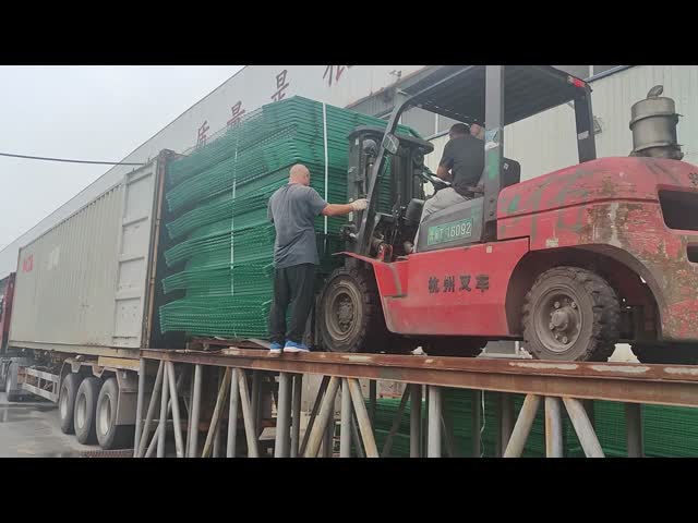 庭の農場の溶接された金網のパネルの囲うことの金属ポリ塩化ビニールの上塗を施してある曲げは曲げられました