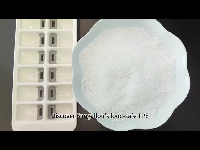 Food-Grade TPE Rubber Granules Ideal for Reusable Soft Cube Ice Tray