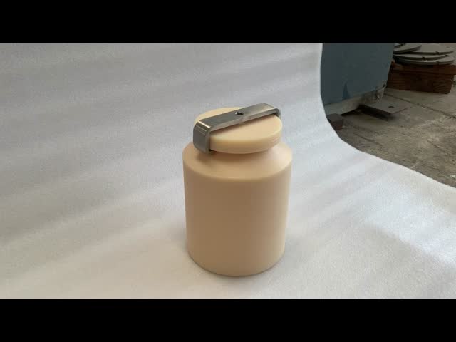 小批量ローリングボールミルのための実験用アルミナ容器