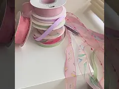 3.8 Festa da Deusa Rosa Roxo Roxo Verde Série de fita Bouquet de flores Binding Baking DIY Festival de presentes materiais