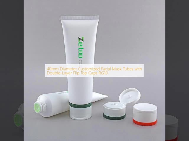 40mm Diameter Skincare Tube Packaging 70ml - 280ml Squeeze Tubes Packaging