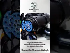 Cáp mở rộng Socapex 19-pin với 6-Way Break-Out 16A Power Cable Assembly Stage Lights LED Moving Head Connectors
