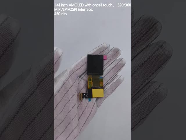 1.41 Inch AMOLED Display Panel 320*360 MIPI/SPI/QSPI Interface