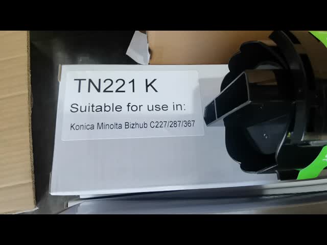 TN221 A8K3130 A8K3230 A8K3330 A8K3430 TN-221K TN-221Y TN-221C TN-221M ColorToner Cartucho para Konica Minolta Bizhub C227 C287 C7528 Impressora de Escritório