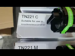 TN221 A8K3130 A8K3230 A8K3330 A8K3430 TN-221K TN-221Y TN-221C TN-221M Kartridż do koloru do drukarki biurowej Konica Minolta Bizhub C227 C287 C7528