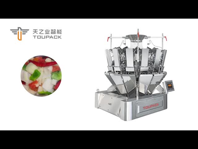 60WPM 5.0L野菜サラダ包装機械、コンベヤーのパッキング機械MultiHead