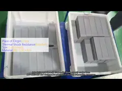 Rectangle Ceramic boat used for vacuum evaporation packaging materials, capacitor metallization vacuum coating, screen coating, bronzing plating, laser anti-counterfeit logo coating