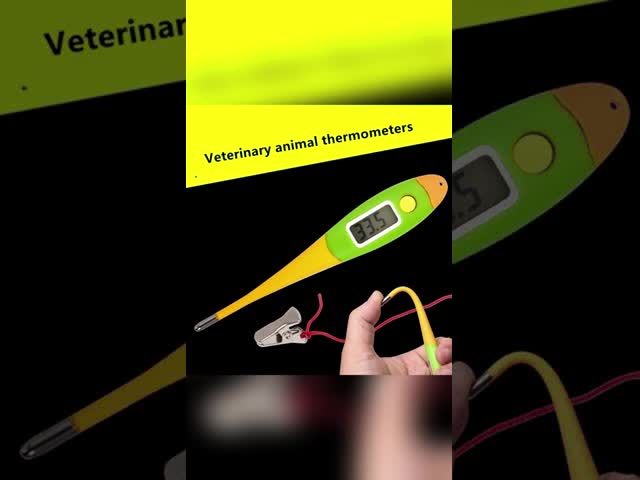 Multi Sensor Fusion Digital Pet Thermometer Portable Waterproof For Cat And Dog