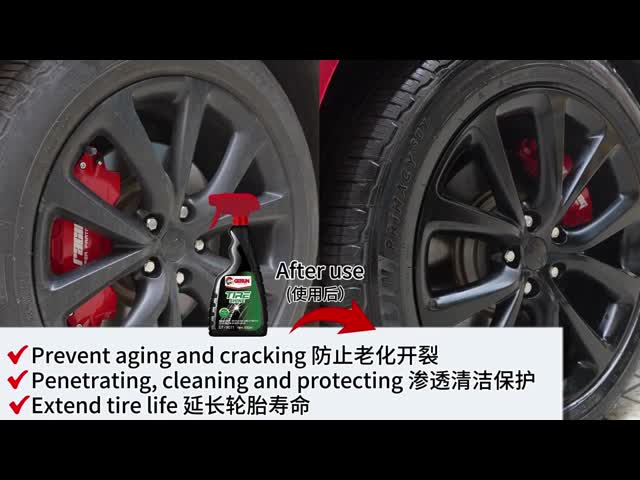Getsun Eco-Friendly Water-Based Tire Shine Protection Tyre Dressing Spray ndash The Best Way to Revive and Protect Your Tire