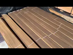 Smoked Oak Veneer Quarter Cut 0.45mm Moisture Content 8%±2% Natural Wood Veneer Sheet