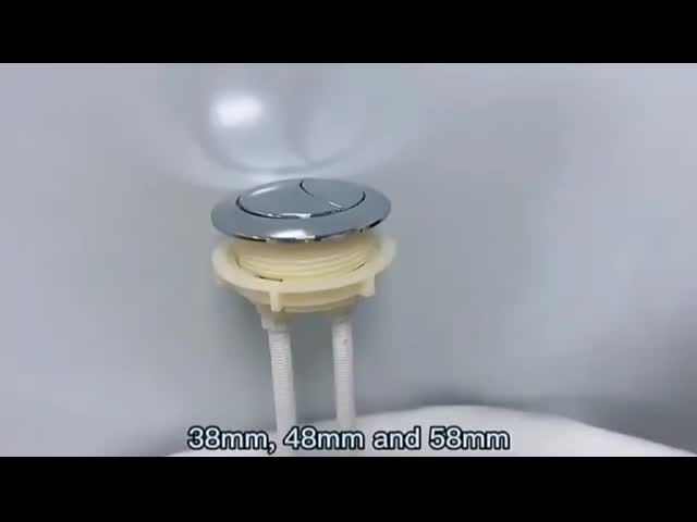 Soft Touch Toilet Single Flush Button Flush Actuator For Any Bathroom