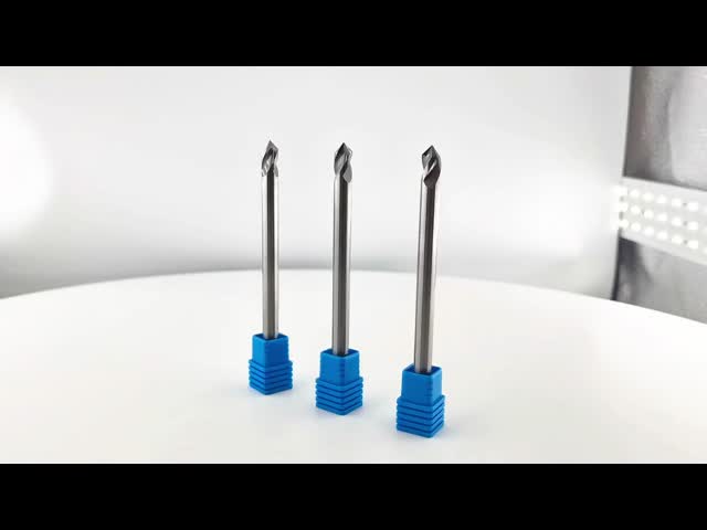 6mm 2枚刃 超硬ロングシャンク面取りカッター リーチエクステンデッド アルミニウム高速CNC加工用 45° 60° 90° 角度オプション
