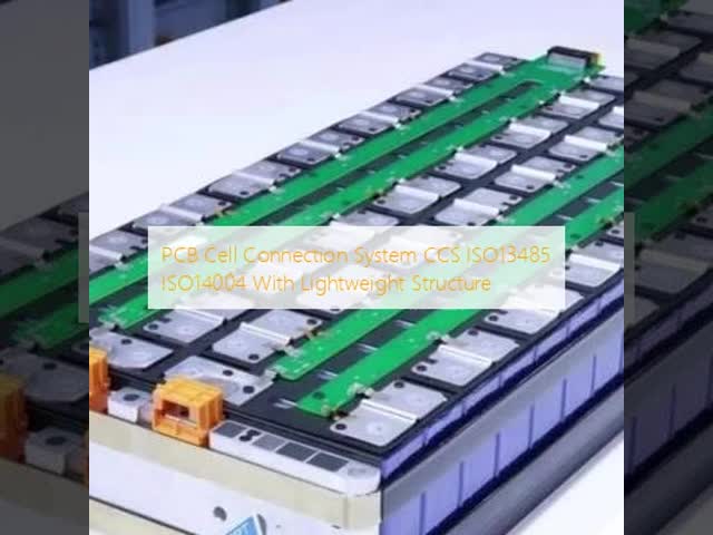 導電性アルミニウムバスバー材料のPCBセル接続システム