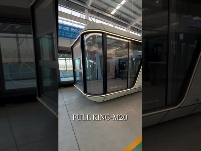 Luxurious Space Capsule House Living Galvanized Steel Structure Broken Bridge Aluminum Windows