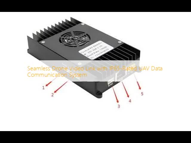 Seamless Drone Video Link with IP65-Rated UAV Data Communication System
