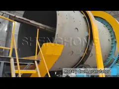 আর্দ্রতা পরিমাণ ≤৫% এবং গ্রানুলের ব্যাস ২.৫-২০মিমি রোলার গ্র্যানুলেটিং মেশিন সহ গ্রানুল