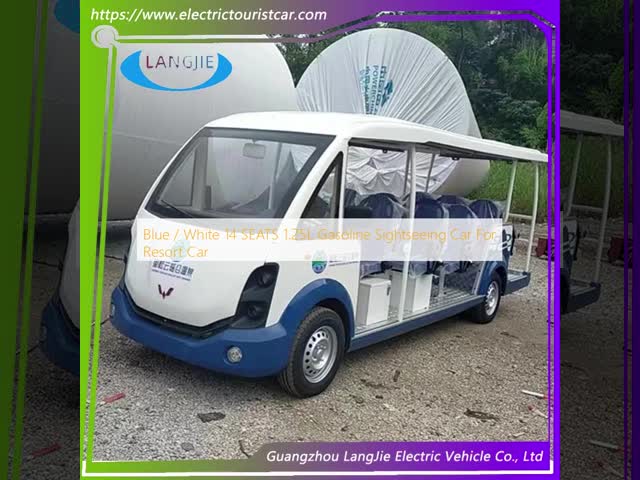 Синий / Белый 14 МЕСТ 1.25L Бензиновый Сюжетный автомобиль Для курортного автомобиля