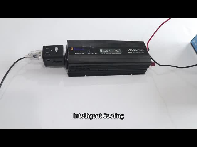新しくアップグレードされた 1200W 12v 24V 48V 太陽光インバーター 電源変換器 家電用