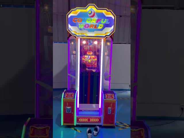 Rainbow Family Fun Game Machine Ball Drop Kids Game Machine