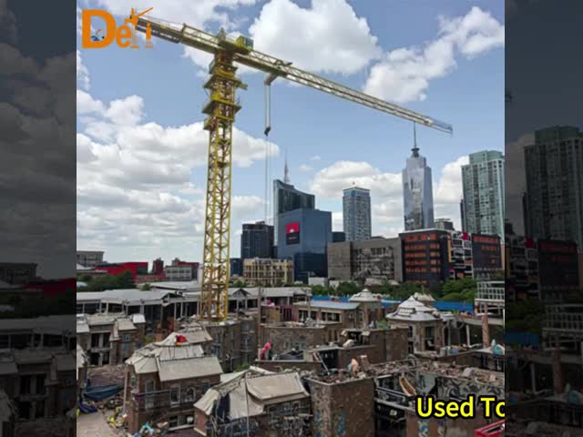 10 Tons Used XCMG Tower Crane 2nd Hand 7022-10 XCMG Self Erecting Tower Crane
