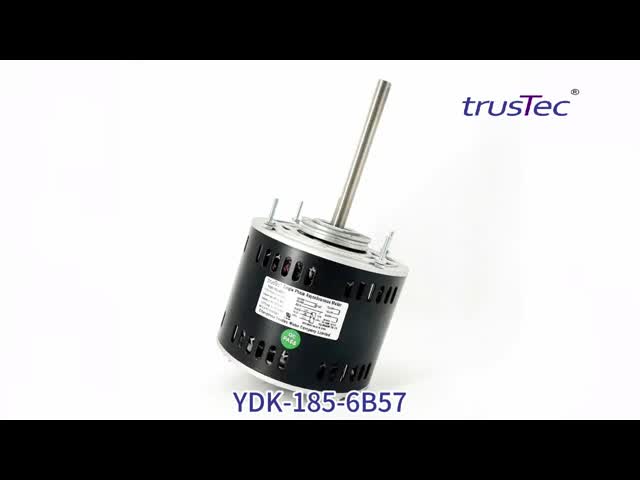 48 Frame Blower Motor - YDK-185-6B57-1/4HP 1075RPM/3SPD 115V 60HZ