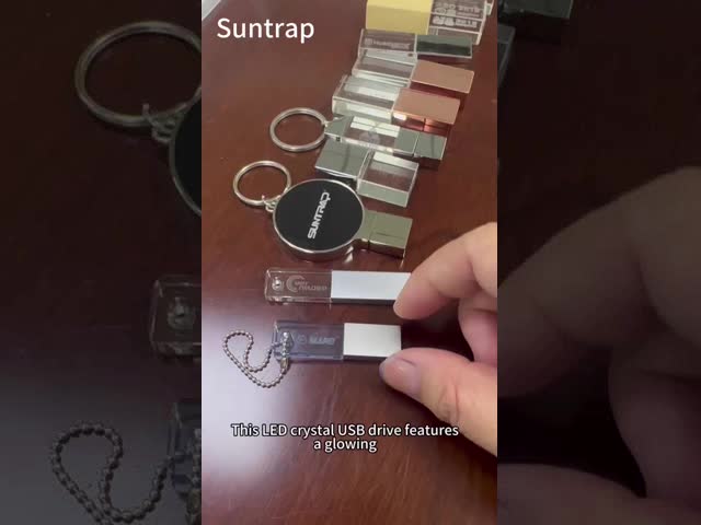 カスタマイズされたクリスタルUSBスティック レーザーロゴオプション -50°C 80°C環境温度