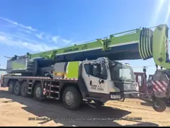 Grúa de camión Zoomlion 100V6 de 100t usada de alta calidad de 2019 con buenas condiciones a la venta video