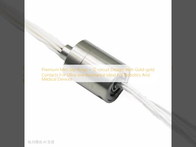 2A 回転スリップリング 電気ロータリージョイント ISO 9001 認証 ビデオ