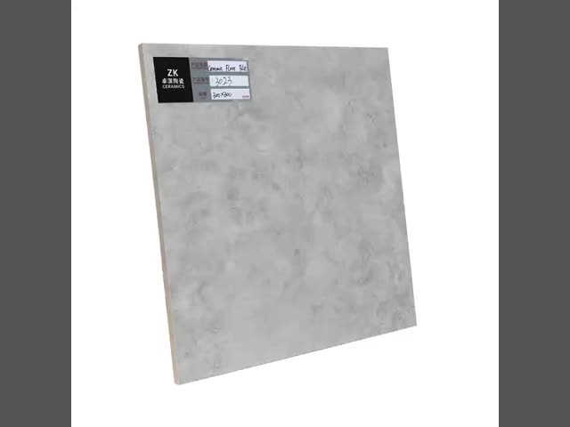 White Glazed Ceramic 300x300mm Floor Tiles Marble Looking For Wall