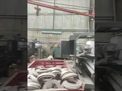 Heat Treatment Process Cast Steel Ball Mill Large Gear Customized For Mining