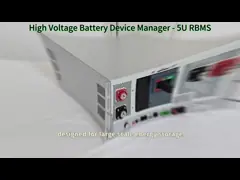 GCE HV Customized BMS 1296V 30~405S 400A 500A 5U Management System With Master-Slave Lithium Battery High Voltage BMS