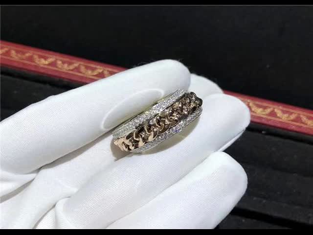 スタイリッシュな18カラットゴールド ピアジェット ダイヤモンドリング 結婚式/婚約 ダイヤモンドジュエリー工場