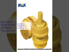 Rouleaux de chenille de train de roulement pour machines minières et excavatrices industrielles de construction Shinko Sk60 Pièces video