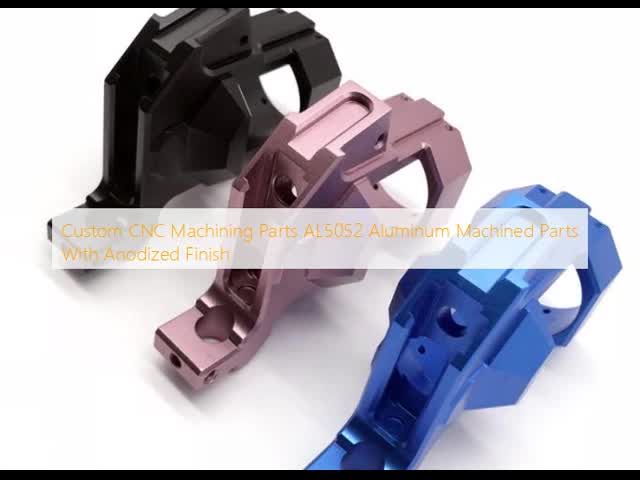 オーダーメイドのCNC加工部品 AL5052 アロジ化仕上げのアルミ加工部品