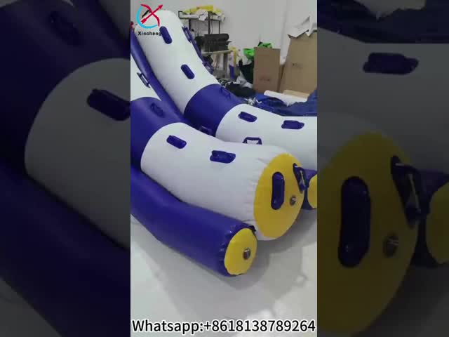 Factory Inflatable Water Games Durable PVC Thick Inflatable Floating Seesaw