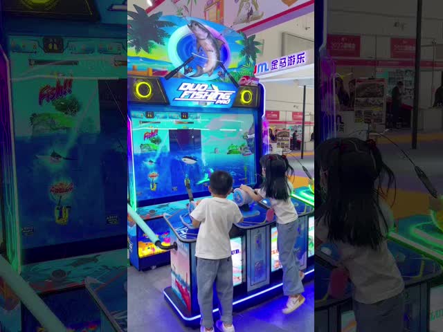 ビッグスクリーン デュオ 宝くじゲームマシン 釣り リデンプションゲームマシン