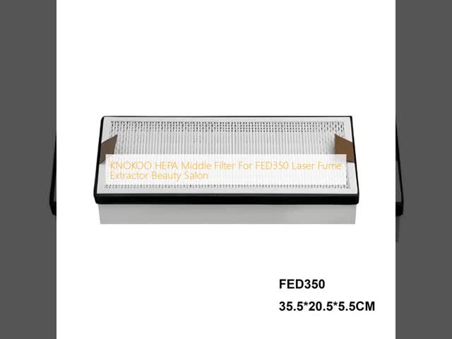 KNOKOO HEPA 中間フィルター FED350レーザー煙抽出器 美容室用