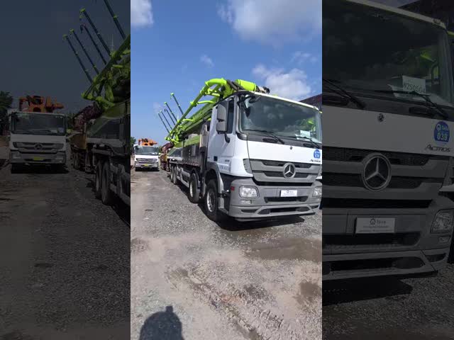2019年 中古 Zoomlion 56M コンクリートポンプトラック メルセデス・ベンツ シャーシ コンクリートポンプトラック