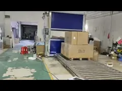 Καθαρό δωμάτιο ντους αέρα πορτών PVC κυλώντας γρήγορα με το άσπρο/κόκκινο μπλε χρώμα