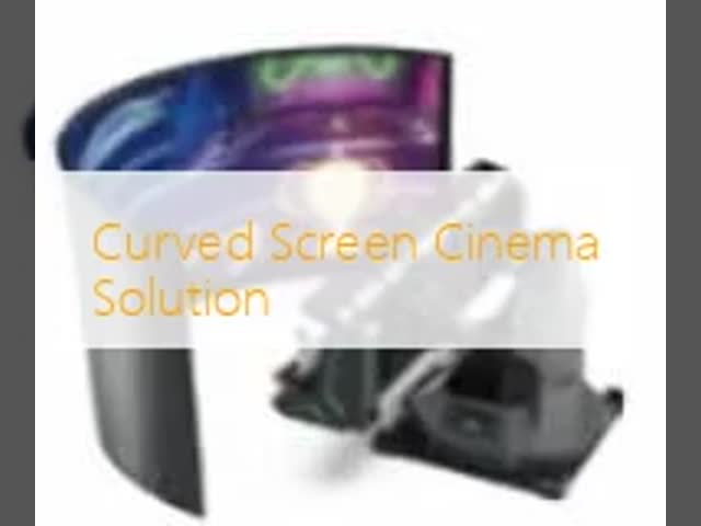 Naked Eye Curved Screen Playzone 4D Cinema For 10-20 Players