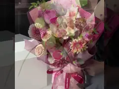 Papel de embalagem de flores